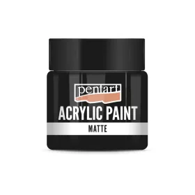 Matt akrilfesték fekete 50ml