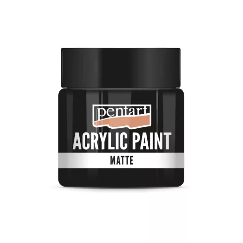 Matt akrilfesték fekete 50ml