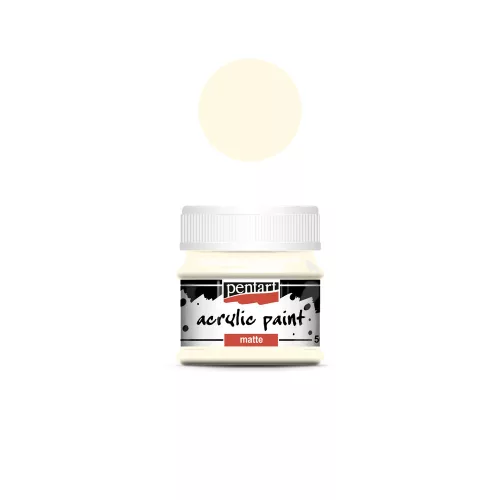 Matt akrilfesték 50ml elefántcsont