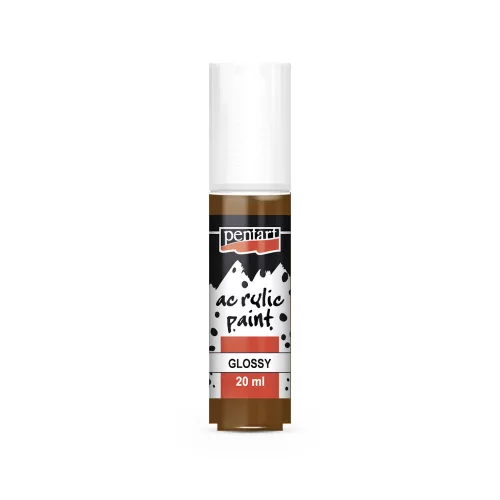 Fényes akrilfesték 20ml gesztenye
