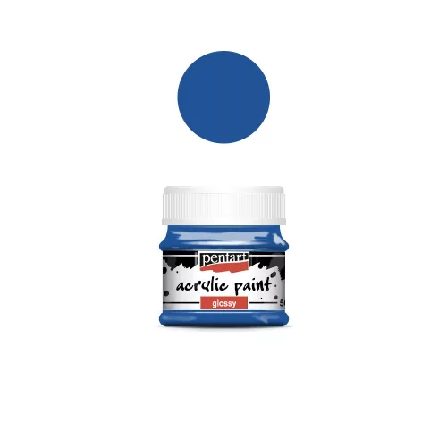 Fényes akrilfesték 50 ml kék