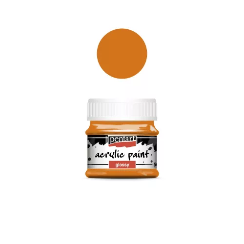 Fényes akrilfesték 50 ml narancs