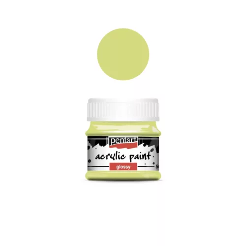 Fényes akrilfesték 50ml limezöld