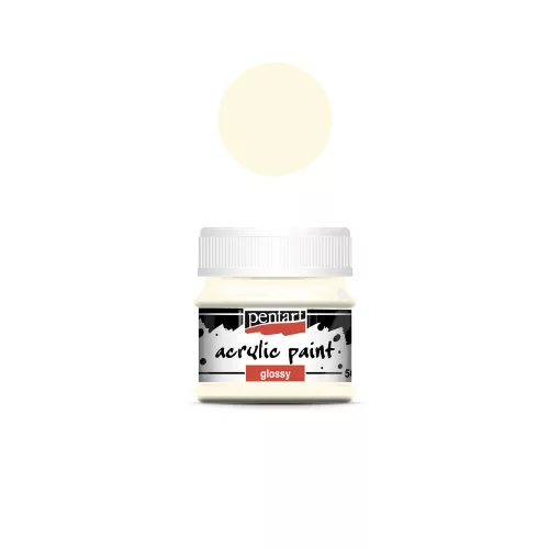 Fényes akrilfesték 50ml elefántcsont