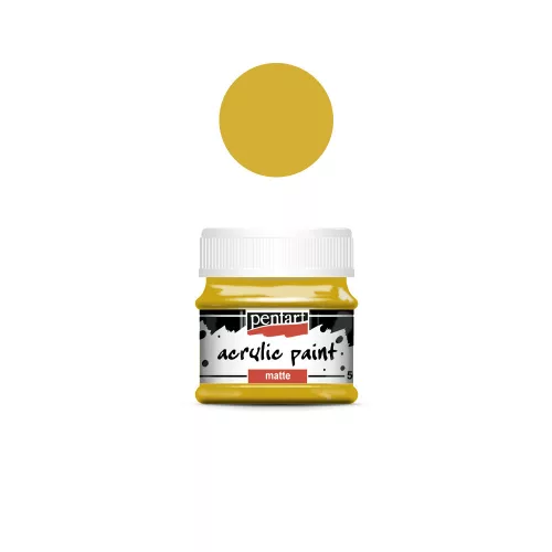 Fényes akrilfesték 50ml okker