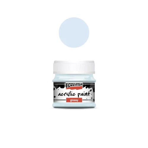 Fényes akrilfesték 50ml jégkék