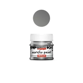 Metál akrilfesték 50 ml grafit