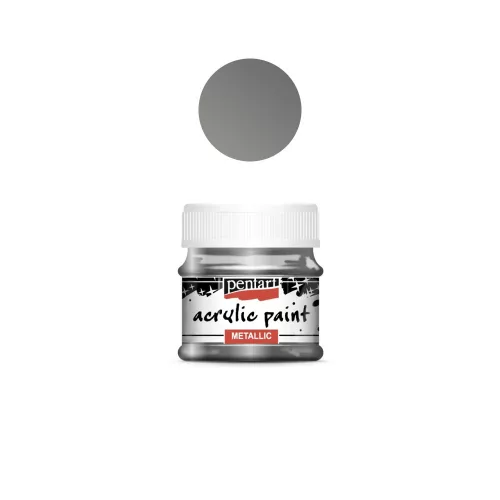 Metál akrilfesték 50 ml grafit