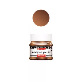 Metál akrilfesték 50ml csillogó bronz