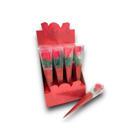 Szappanrózsa piros 19*5cm/ db