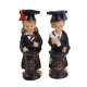 Kerámia ballagó fiú + lány 3,2x8,8cm