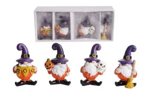 Halloween orrszakáll lila 4db/cs