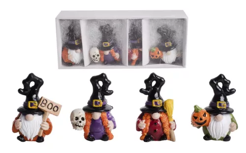 Halloween orrszakáll fekete 4 db/cs