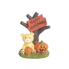 Halloween maci tökkel és táblával 