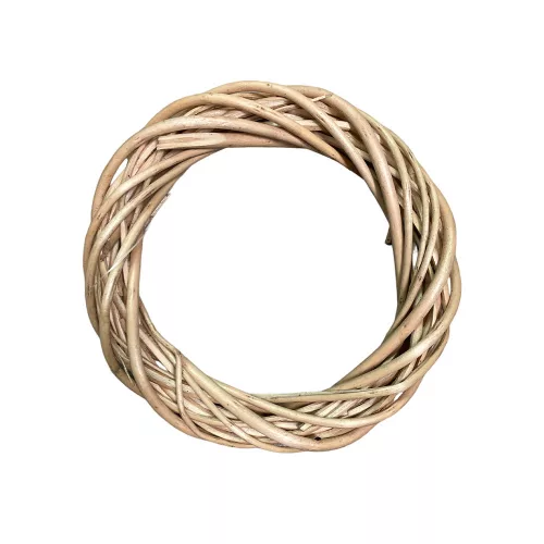 Vessző koszorú natúr  20cm