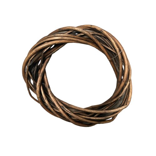 Vessző koszorú barna 20cm