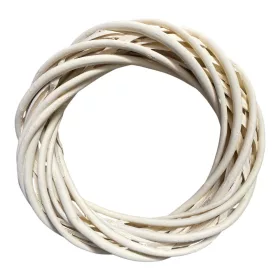 Vessző koszorú krém 20cm