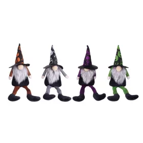   Dekor halloween orrszakáll lógólábú csíkos 4 féle 39cm/db