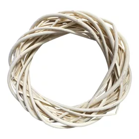Vessző koszorú krém 25cm