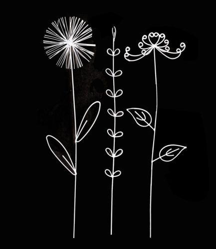 Fém dekorációs beszúró fehér 23x16 cm 3db 