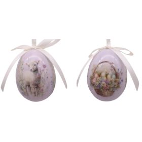   Műanyag akasztós tojás bárányos vagy tojás kosaras válaszható/db