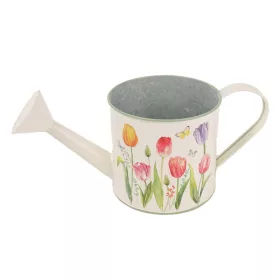 Tulipán mintás fém öntözőkanna 27x12 cm