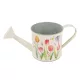 Tulipán mintás fém öntözőkanna 27x12 cm