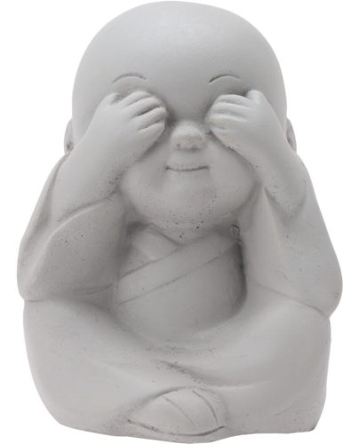 Buddha figura 8 cm – Nem lát