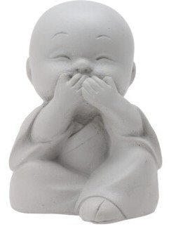 Buddha figura 8 cm – Nem beszél