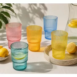   Színes műanyag pohár 90x130mm 475ml 4 féle színben válaszható/db 