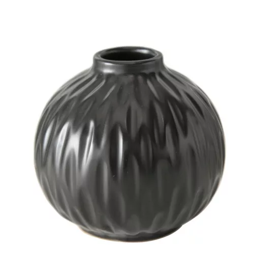 Váza Zalina 9cm  - matt fekete