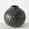 Váza Zalina 9cm  - matt fekete