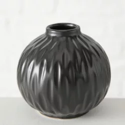 Váza Zalina 9cm  - matt fekete