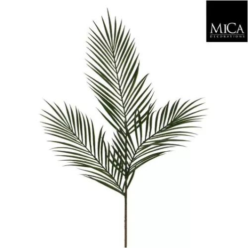 Élethű szálas areca pálma műnövény dekor ág 99 cm