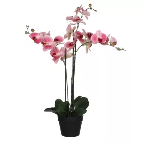   Élethű rózsaszín phalaenopsis orchidea műnövény kaspóban 79 cm