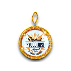 Kerek edényalátét 17cm - Vigyázat nyugdíjjas