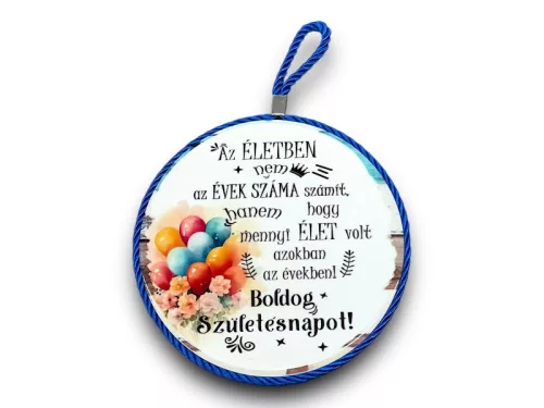Edényalátét 17cm Boldog születésnapot