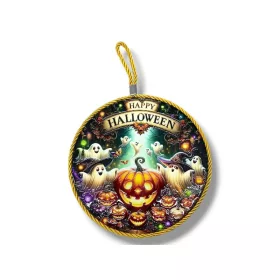 Edényalátét 17cm 3D-s Halloween tök szellemekkel