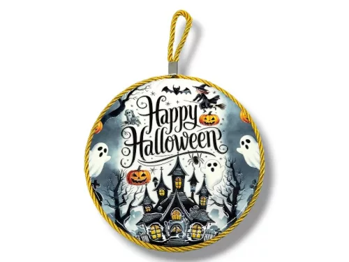 Edényalátét 17cm 3D-s Halloween kastély