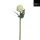 Élethű zöld protea művirág dekor ág 58 cm