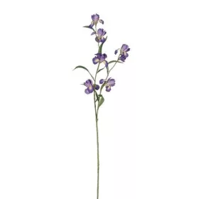 Élethű lila írisz művirág dekor ág 86 cm