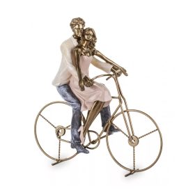 Biciklin ülő szerelmes pár 25,5x2513cm