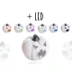 Kerámia tök denevérszáj + LED  7,4cm