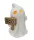 LED-es Halloween szellem figura „Boo” táblával, 10 x 8 x 14 cm