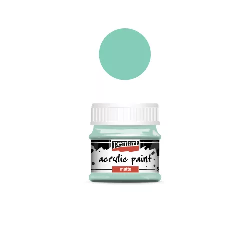 Matt akrilfesték 50ml menta