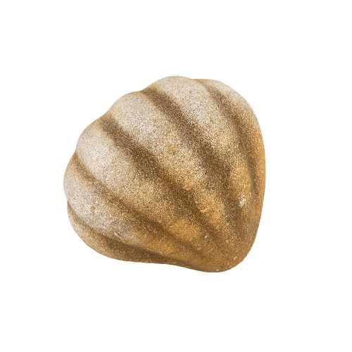 Kerámia kagyló shell sárga nagy 11cm