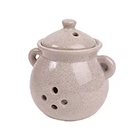 Kerámia olajmécses csupor tetővel latte 11,3 cm