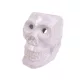 Kerámia olajmécses koponya fehér 12x9 cm