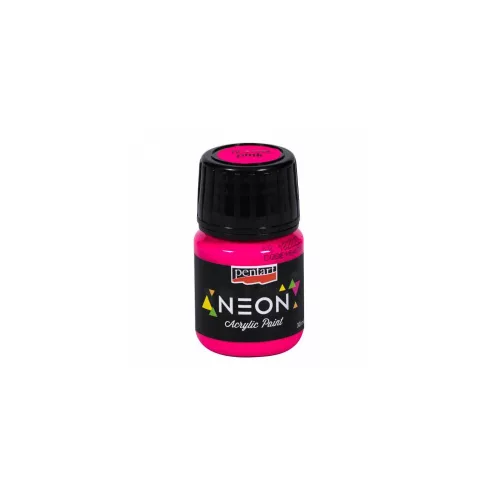 Neon akrilfesték 30ml pink
