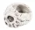Halloween beton koponya kaspó 15,5 cm – fehér